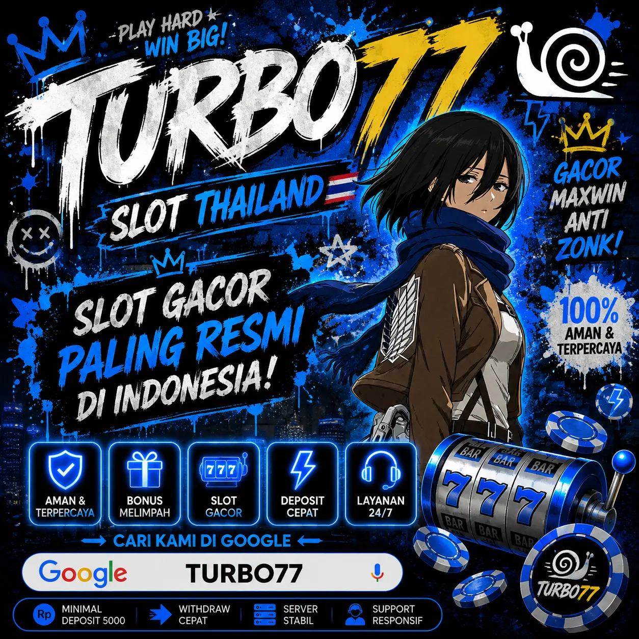 TURBO77 - Situs Rekomendasi Raja Slot Server Thailand Paling Gacor Malam Hari Ini